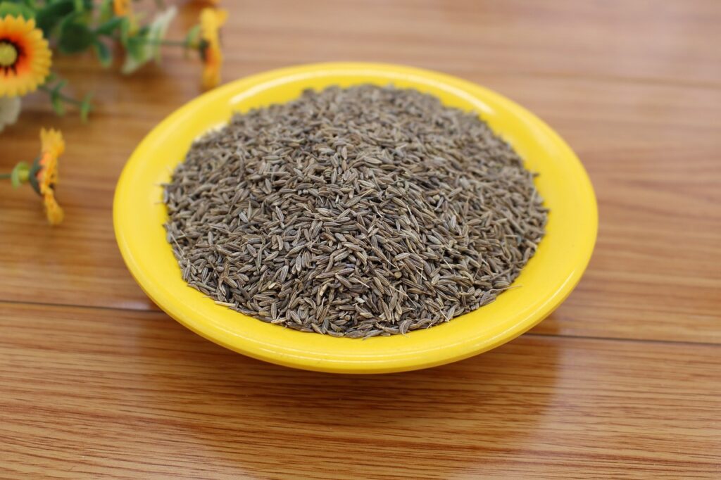 cumin, dried seeds, condiment